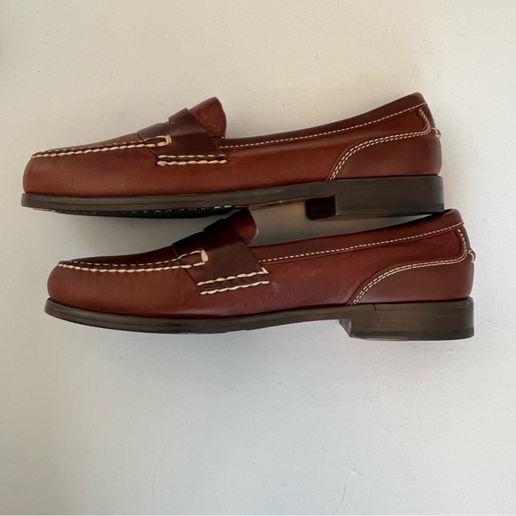 The Homes Store Brown Leather Loafers Size 8M main image 7